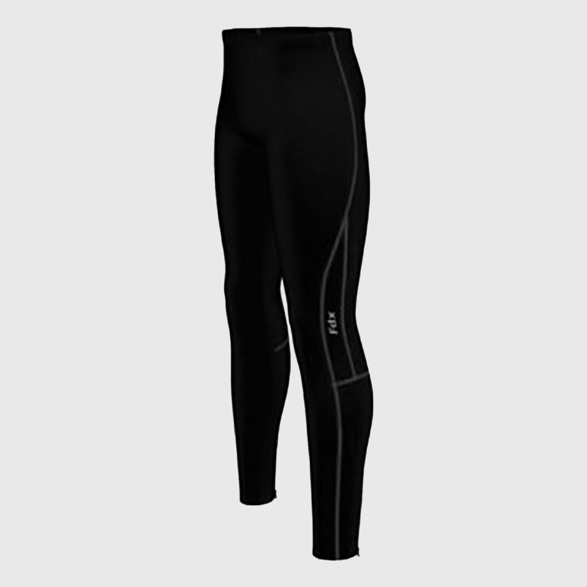 Fdx Heatchaser Men's Compression Winter Cycling Tights Black, Red