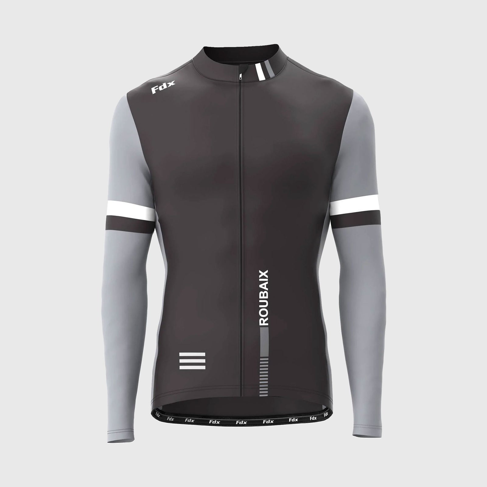 Chicago White Long Sleeve Cycling Jersey on Sale Now S / Winter Fleece