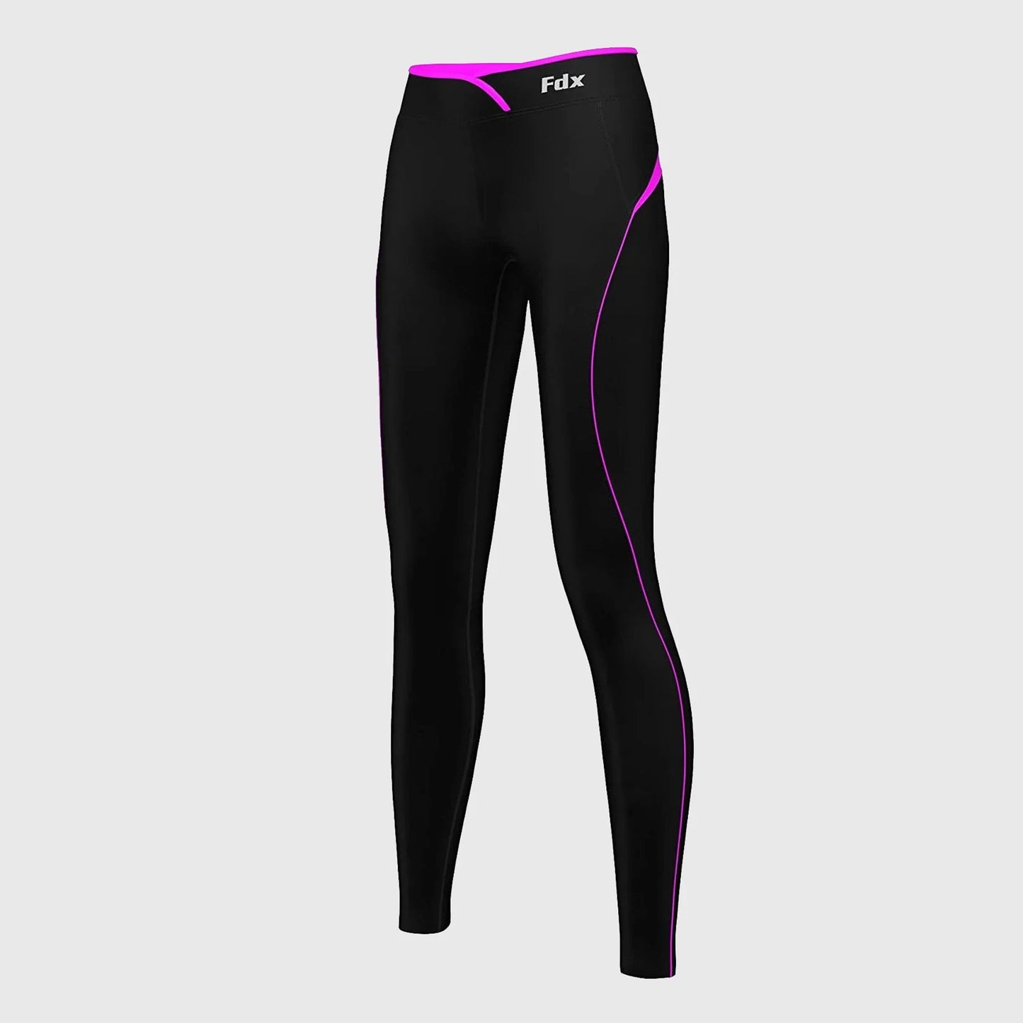 Fdx P2 Pink Women's Thermal Base Layer Winter Compression Leggings