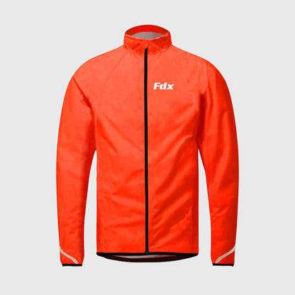 Fdx J20 Red Windproof & Waterproof Men's Cycling Jacket