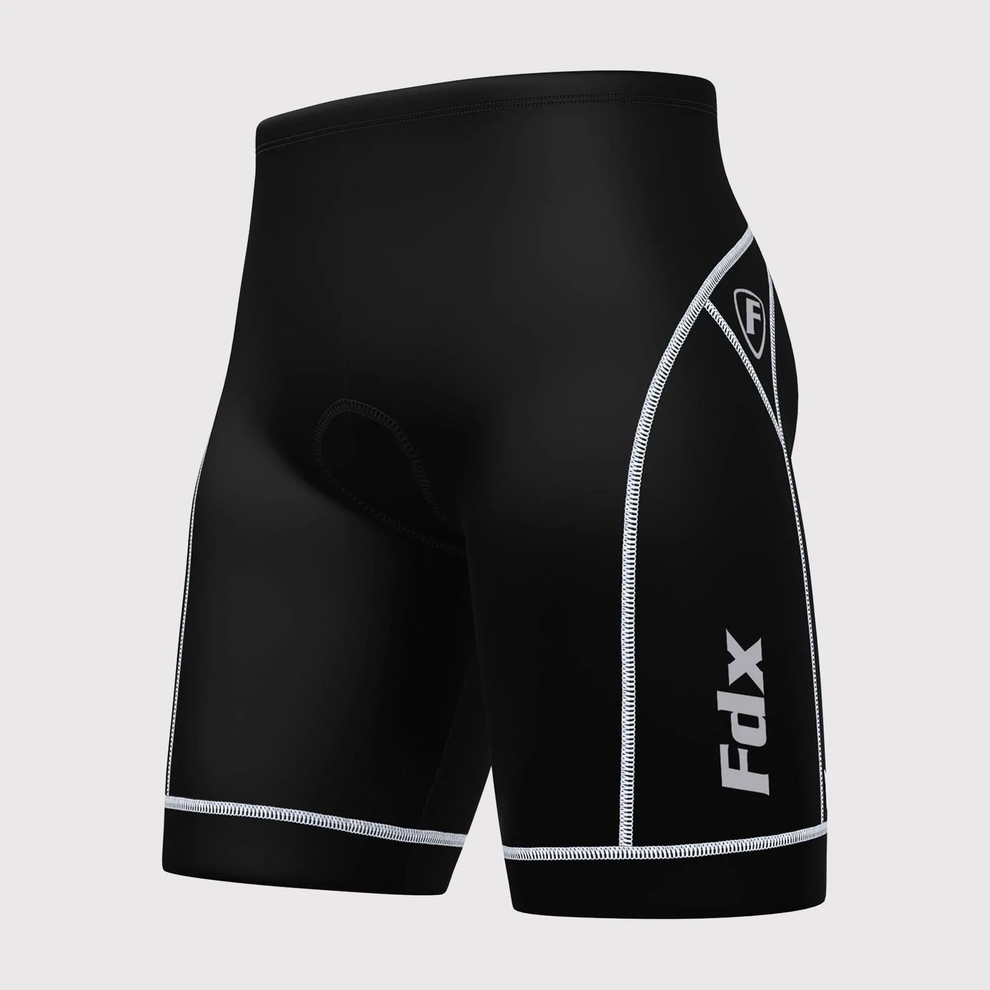 Fdx Ridest White Men's Padded Summer Cycling Shorts