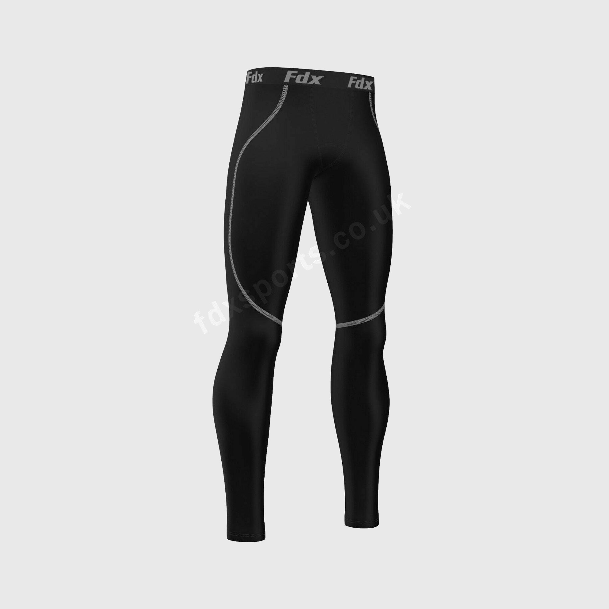 XEXYMIX Base Layer Leggings / Pants / Leggings / Bottom / Men / Sports (  Black)