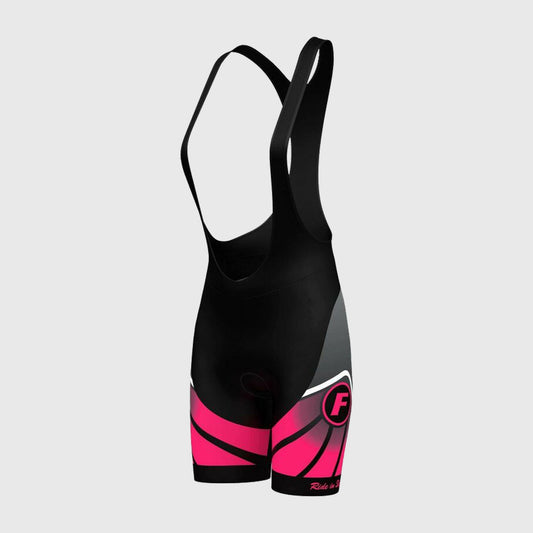 Fdx Signature Pink Women's Summer Cycling Padding Bib Shorts