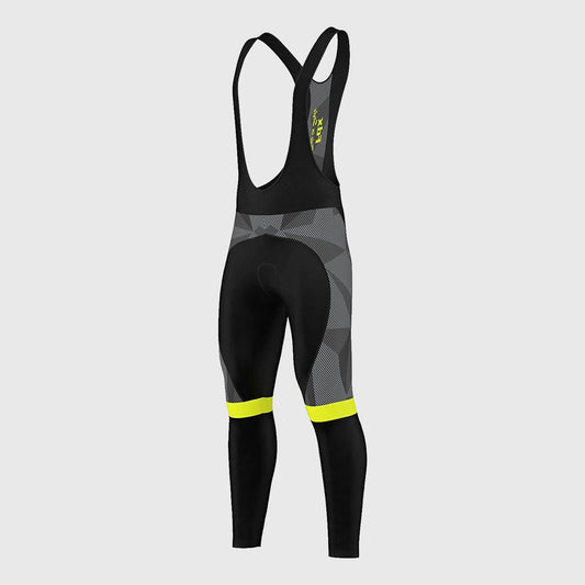 Fdx Splinter Men's Thermal Padded Cycling Bib Tights