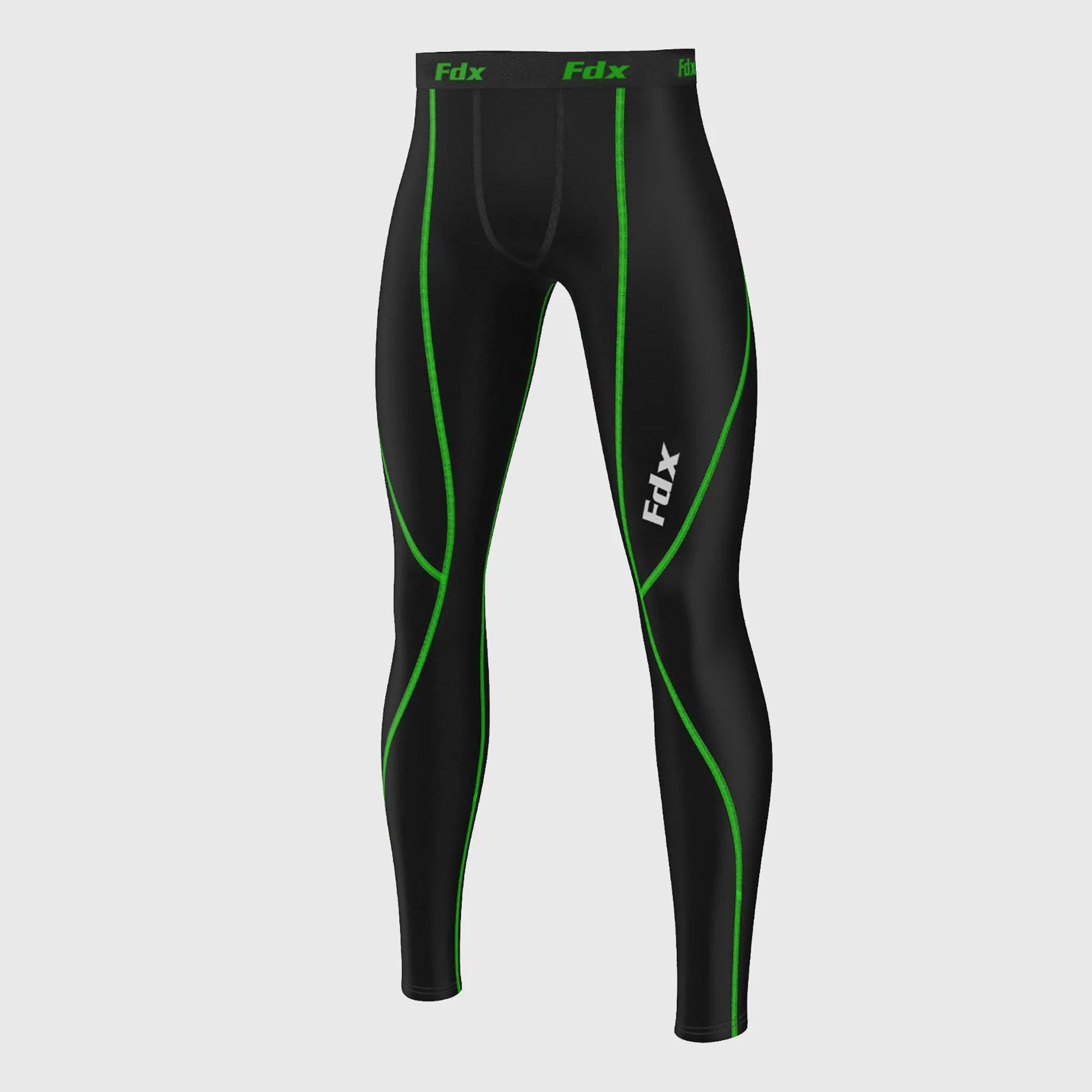Tuphregyow Men Thermal Compression Pants Solid Trendy Winter-Gear Yoga Pants  Base Layer Bottoms Sports Leggings Athletic Running Tights Green L 