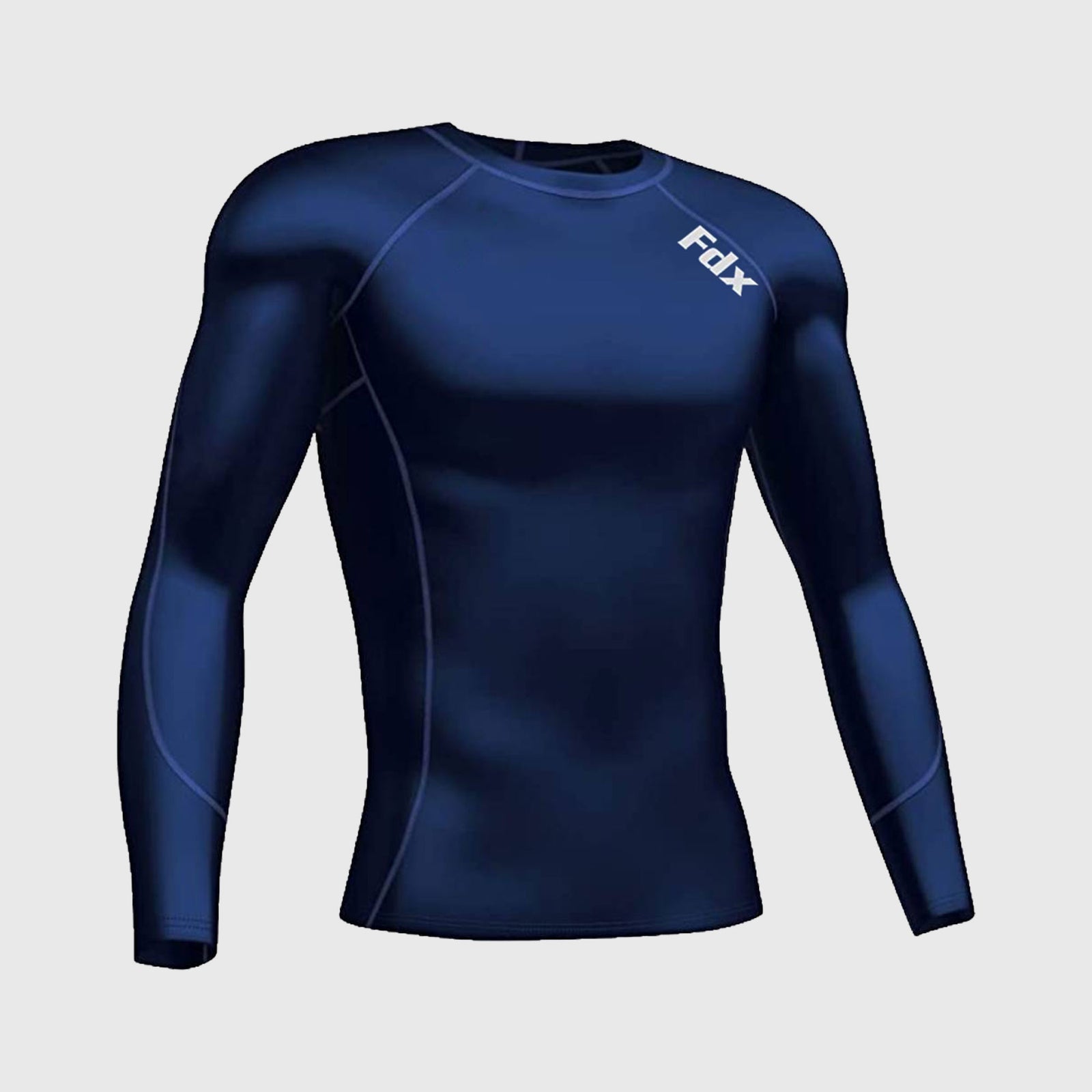 Athlete Seamless Gym Long Sleeve Top - Navy Blue, Women's Base Layers & Long  Sleeve Tops
