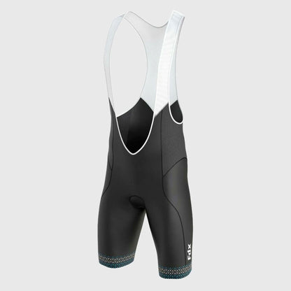 Fdx Vega Black Men's Padded Summer Cycling Bib Shorts