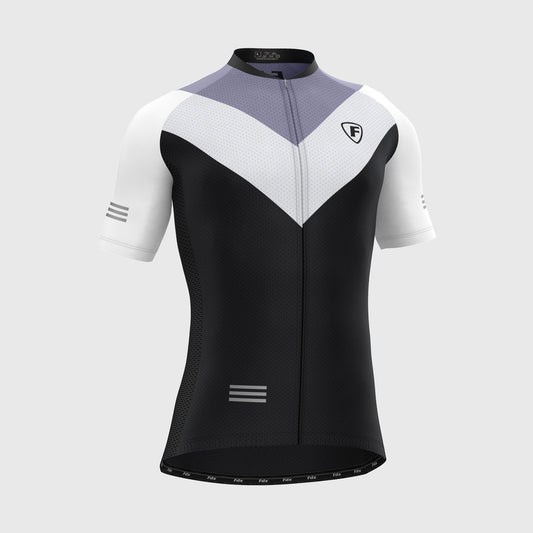 Fdx Velos Grey Men's Short Sleeve Summer Cycling Jersey