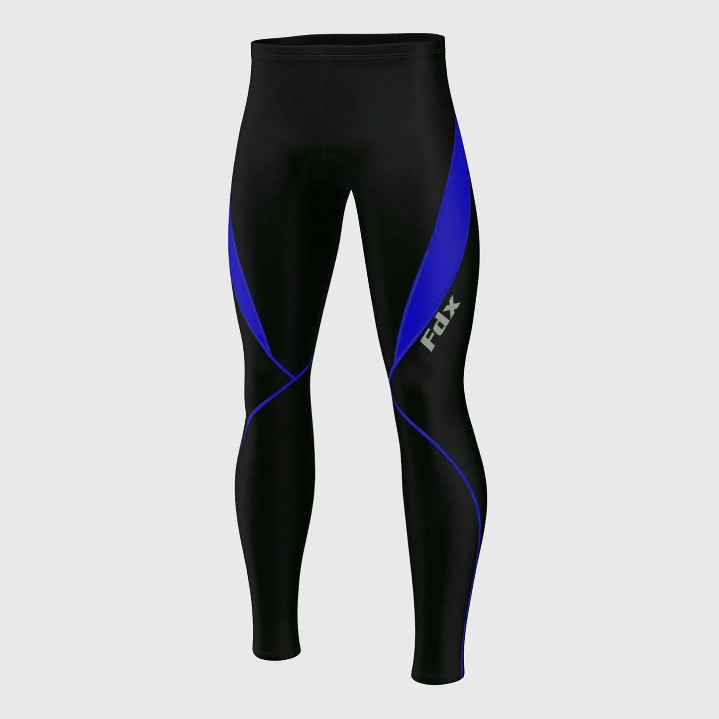 Fdx Viper Men's Blue Thermal Padded Cycling Tights