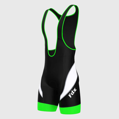 Fdx Windsor Green Men's Padded Summer Cycling Bib Shorts