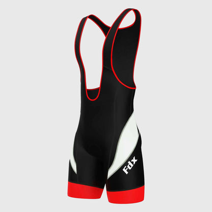 Fdx Windsor Red Men's Padded Summer Cycling Bib Shorts